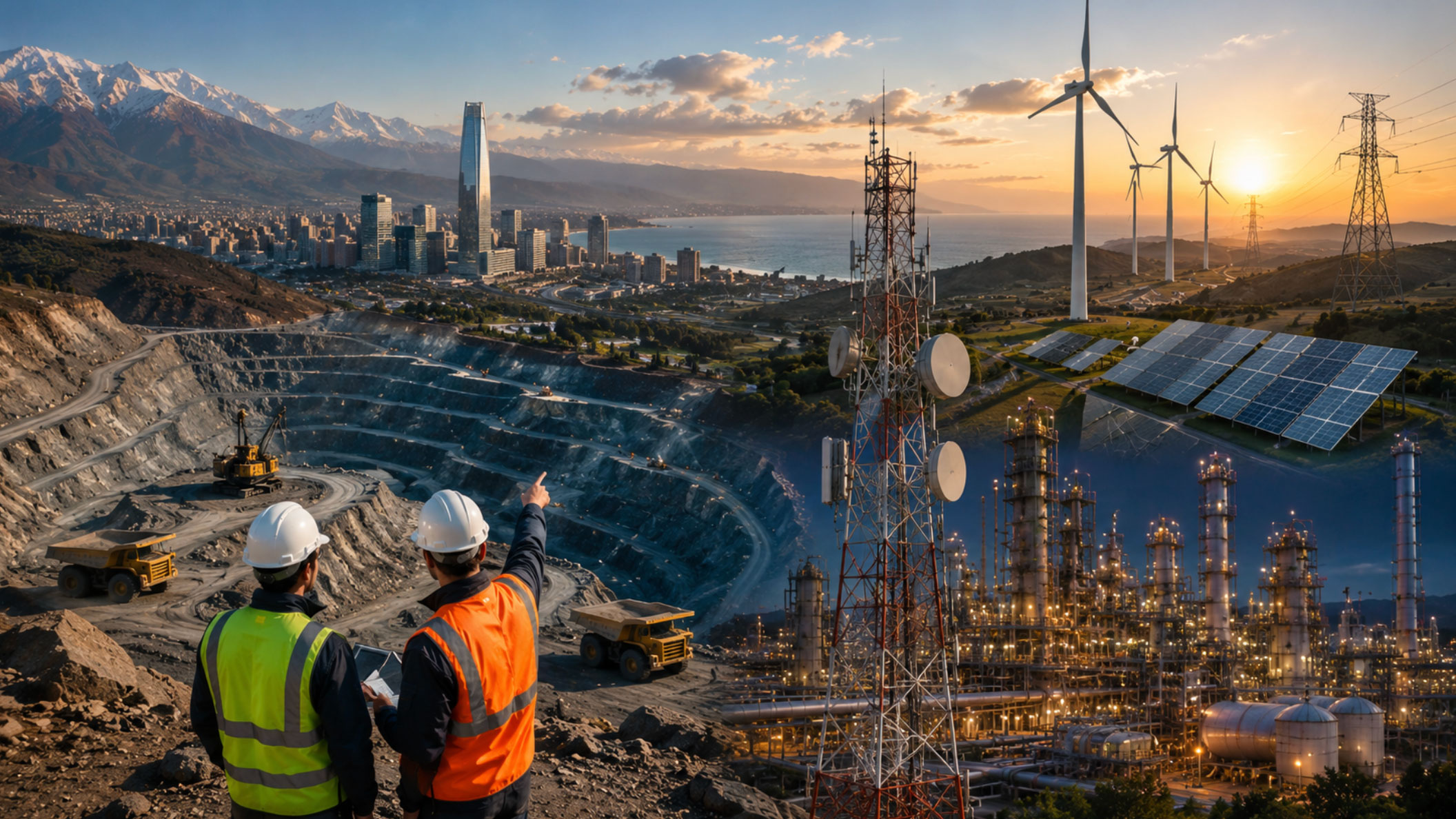 ¿Por qué muchas empresas no logran entrar a minería, energía o telecomunicaciones en Chile?